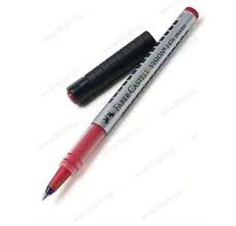 Picture of 6214 FABER CASTELL VISION 1476 MICRO RED PEN